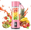 Cordless Mini Blender Make Smoothies & Shakes - Portable Blender with 380ML BPA-Free Travel Cup, USB Rechargeable, Easy to Clean, Suit in Gym/Office