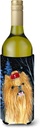 Caroline's Treasures SS8413LITERK Starry Night Yorkie Wine Bottle Hugger Bottle Cooler Sleeve Hugger Machine Washable Collapsible Insulator Beverage Insulated Holder