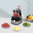 Commercial Food Processor 600W Electric Vegetable Dicer Chopper 5 in 1 Professional Veggie Shredder Multifunctional Meat Grinder Blender for Home Use Food Processor