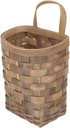 Rattan Hanging Wall Basket Storage Basket for Fruit Vegetable Kitchen Organization Woven Wall Decor