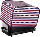 Oven Cover Kitchen Bread Machine Protector,4 Slice Toaster Cover For Home,Fingerprint Coaster Cover,Kitchen Small Appliance,Stars And Stripes