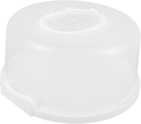 Cabilock 10-Inch Cake Tray with Cover and Handles Round Dessert Serving Stand for Transporting Cakes and Cupcakes Large Food Snack Serving Tray for Parties and Events
