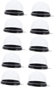Unomor 100pcs Moon Cake Blister Boxes Food-grade -yolk Puff Holders Transparent Dessert Packaging for Festivals Easy to Carry Bakery Containers