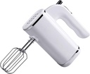Stainless Steel Electric Hand Mixer with Turbo Handheld Kitchen Dough Blender Includes Egg Beaters and Dough Hooks (Color : A) (B) fine