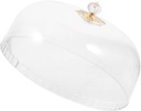 Zerodeko Cake Dome Cover Plastic Food Cover for Desserts and Cupcakes Reusable Acrylic Dessert Display Protector for Catering and Parties