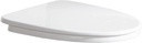 Woodbridge Toilet Seat with Cover, White, Slow-Close, Quick-Release for Easy Cleaning.Seat 01