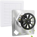 WKZO 696N-R02 B Unit Replacement Fan Motor and C350GN Grille for Br-oan Nu-Tone 688,696N,670, 671,689,695,Bathroom Exhaust Fan Cover with Springs 97017068 with Nu-Tone S97012026 Vent Motor Assembly