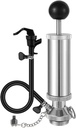 Home Brewing 4Inch Mini Keg Pump & Picnic Tap Beer Keg Tap Party Pump Hand Air Pump for Beer Dispenser 2L/4L/5L Mini Keg Growler Brewing Accessories