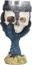 Stainless Steel Skull Head Wine Goblet - Unique Claw Skull Cup for Home Decor and Beverage