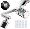 Filtered Faucet Aerator 1080° Rotating Faucet Extender Aerator,Bathroom Sink Filter Faucet Extender for Bathroom Sink,Universal Splash Sink Filter Water Faucet For Skin/Eye/Face