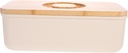 Bread Storage Container with Lid and Cutting Board Sturdy Kitchen Organizer Bin for Bread Preservation for Home Bakery and Coffee Shop Use