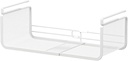 Expandable Under Shelf Basket Organizer, Under Shelf Storage, Hanging Baskets Under Cabinet for Pantry Kitchen Cupboard Desk Counter Bookshelf Space Saver Heavy Duty Slide-in (white, 1 Pack)