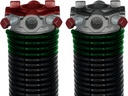 Garage Door Torsion Spring (243 x 1.75 x 33) | Left and Right Hand Wound Replacement (Pair), Green