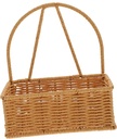 PRETYZOOM Handmade Woven Wall Hanging Storage Basket Fruit Basket Decor for Kitchen