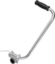 Lawn Mower Extension Handle - Universal Weeder with Adjustable Aluminum Alloy Grip for Lawn Care and Landscaping with Ergonomic Back Pain Relief