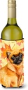 Caroline's Treasures BB9928LITERK Small Brabant Griffon Fall Wine Bottle Hugger, Yellow Bottle Cooler Sleeve Hugger Machine Washable Collapsible Insulator Beverage Insulated Holder