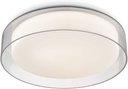 Kuzco Lighting FM48614 Aston Flush Mount LED, Clear