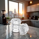 Transparent Coffee Percolator Glass Top Replacement Transparent Glass Knob Top for Percolator Replacement Parts for Coffee Pot Filters,Espresso Machine Parts and Accessories