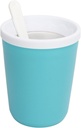Fast Cooling Cup Slushie Maker Refrigerated Cup Household Smoothie Cup Frozen Cup Mug for Slushie Maker Cup Slush Maker Cup Slush Machine Machine Iced Tea Machines (Blue)