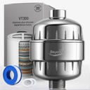 30 Stage Shower Filter Shower Head Filter High Output Softener Reduces Dry Skin Chlorine Odors Chrome