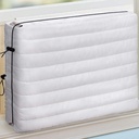 FORSPARK Indoor Air Conditioner AC Covers for Inside with Free Drawstring, 17L x 13H x 3.5D inches White