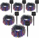 6-Pack Solar String Lights, 600 LED Extra-Long 236Ft Solar Christmas Lights Outdoor Waterproof, 8 Modes Multicolor Led Outdoor Light for Garden, Patio, Wedding, Christmas Decorations