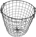 GLEAVI Iron Wire Fruit Basket Large Capacity Metal Snack and Bread Storage Basket for Kitchen Elegant Decorative Organizer for Fruits and Veggies Stylish Iron Design