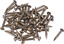 uxcell Small Tiny Hardware Brass Nails 2mmx15mm(DXL) for DIY Wooden Boxes Accessories Bronze Tone 60pcs