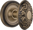 Nostalgic Warehouse Rope Rosette Victorian Door Knob