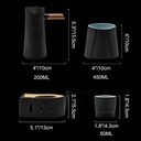 9-Piece Japanese Sake Set with Warmer Pot, Candle Stove, Anti-Scald Handle, 250ml Sake Flask & 6 Sake Cups, for Warm/Cold Sake, Shochu, Tea