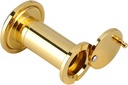 Door Eye Viewer, Door Peephole Cover 200 Degree Viewer, Peephole with Heavy Duty Privacy Cover, for Enhanced Security (Gold)