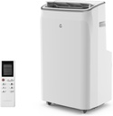 Portable Air Conditioner 12,000 BTU - Dehumidifier & Cooling Fan for 400-550 Sq Ft Rooms, Includes Portable AC Unit Window Kit for Bedrooms Office Home(ASHRAE-rated)