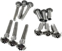 Harris Hardware 90202 T27 Torx Security Stainless Steel 10/24 Threaded Shoulder Bolts and Barrel Nuts for a 1-1/4 in. Panel and 2 Torx Bits