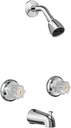 PROFLO PF1030G2 Tub and Shower Trim Package with 1.75 GPM Single Function Shower Head and Tub Spout - Chrome