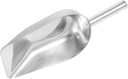 Large Metal Scoop Stainless Ice Scoop for Ice Fishing Candy Grain Flour Kitchen Tool