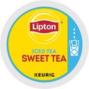 Lipton Sweet Iced Tea single serve capsules for Keurig K-Cup pod brewers, 22 Count