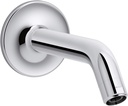 KOHLER 933-CP Purist Shower Arm and Flange, Showerhead Fittings, 1/2-14 NPT Connection, Fits any KOHLER Showerhead, Polished Chrome