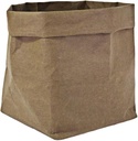 Hemoton Washable Paper Bag Home Decoration Brown Kraft Paper Bags Washable Grocery s Plant Decorations Flowerpot s Kraft Container Grocery Lunch Household Small Trash Can