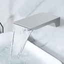 Wall Mount Waterfall Tub Spout High Flow Waterfall Bathtub Spout Roman Bathtub Filler Faucet Replacement for Bathroom Vessel Faucet Sprayer, Chrome
