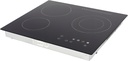 Black Microcrystalline Panel 3-Burner Electric Ceramic Cooktop, 2600W Touch Control Countertop Stove with 9 Heating Levels & Child Safety Lock - 110V, Built-in/Portable Use (23.23x20.47in, 22lbs)