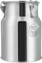 Large Water Bottle, Milk Steam Pitchers, Stainless Steel Sealed Bucket Jug, Large Mouth Opening, for Milk, Coffee and Cappuccino (5L/1.32Gal)