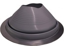 Flashers Grey EPDM Round Flexible Roof Jack Pipe Boot Metal Roofing Pipe Flashing - 100% Made In The USA