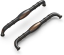 Hickory Hardware 1 Pack Solid Core Kitchen Appliance Pulls, Luxury Cabinet Handles, Hardware for Doors & Dresser Drawers, 12 Inch Hole Center, Oil-Rubbed Bronze Highlighted, Williamsburg Collection