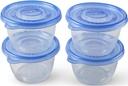 Glad Food Storage Containers - To Go Lunch Containers - 32 Ounce - 4 Containers