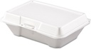 Dart 205HT1 Carryout Food Container, Foam, 1-Comp, 9 3/10 x 6 2/5 x 2 9/10 (Case of 200)
