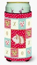 Caroline's Treasures CK5434TBC Silkie Guinea Pig Love Tall Boy Hugger, Red Can Cooler Sleeve Hugger Machine Washable Drink Sleeve Hugger Collapsible Insulator Beverage Insulated Holder