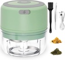 Electric-Herb-Grinder-3.5 Inch-2024-Upgraded, 3.4oz Large Grinder for Grinding Dry Fresh Herbs and Spices, USB Rechargeable, Portable, Waterproof, High-efficiency, Nice Choice for Home