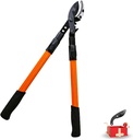 Heavy-duty tree pruner, sync drive power lever, capable of cutting up to 2 inches, with replaceable aluminized steel blades and 26 to 40-inch telescopic handles to meet different pruning scenarios