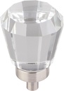 Jeffrey Alexander G150SN Harlow Collection Knob, Satin Nickel