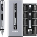 52 in 1 Electric Screwdriver Set,XIAONIAN 3.7V Mini Precision Screwdriver Set with 48 S2 Magnetic Bits,USB-C Charging Cable,LED Light,Small Repair Tool Kit for Phone,Watch,Eyeglasses,PC,Camera,Laptop